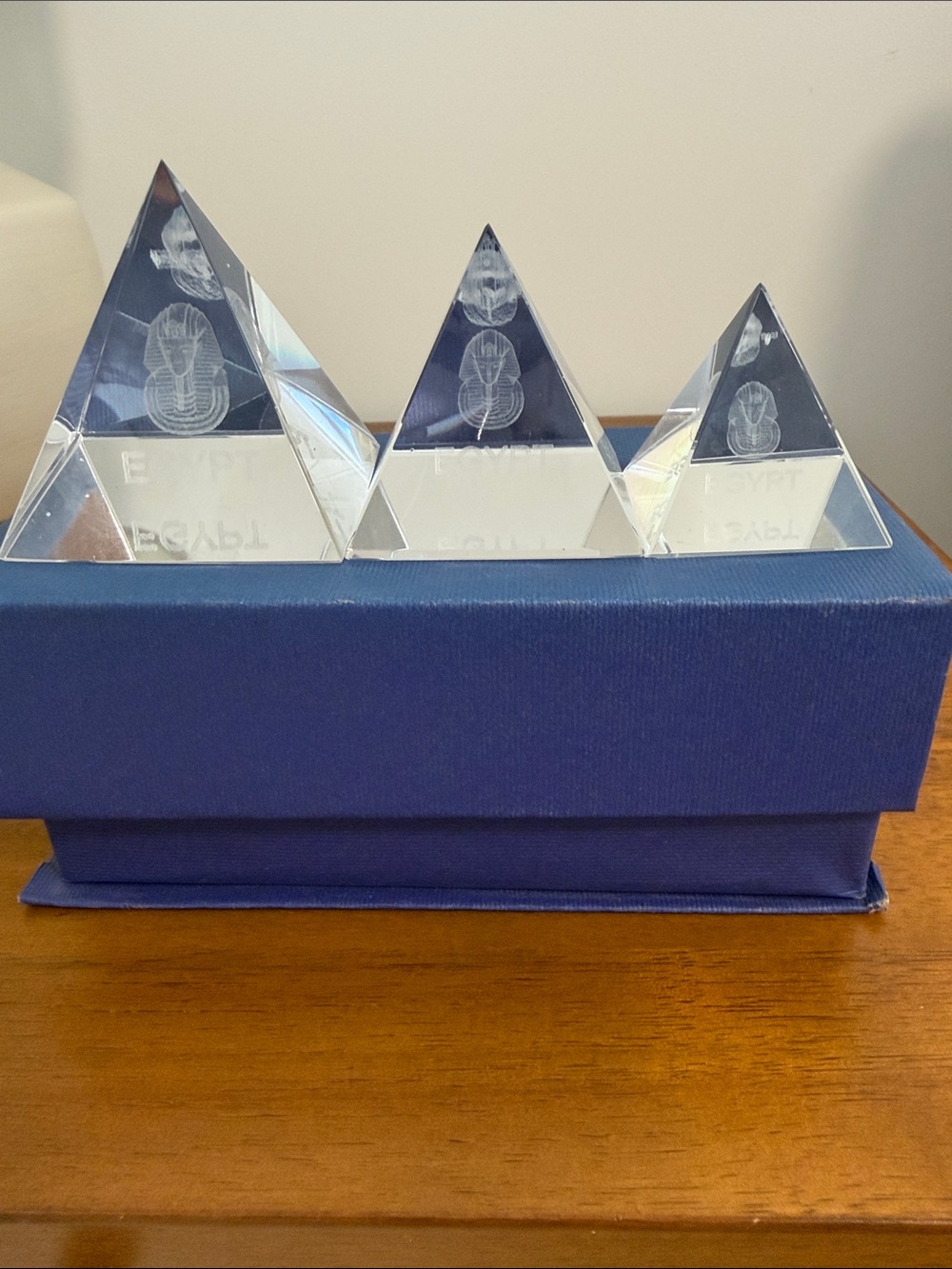 Crystal Trio Egyptian Pyramid